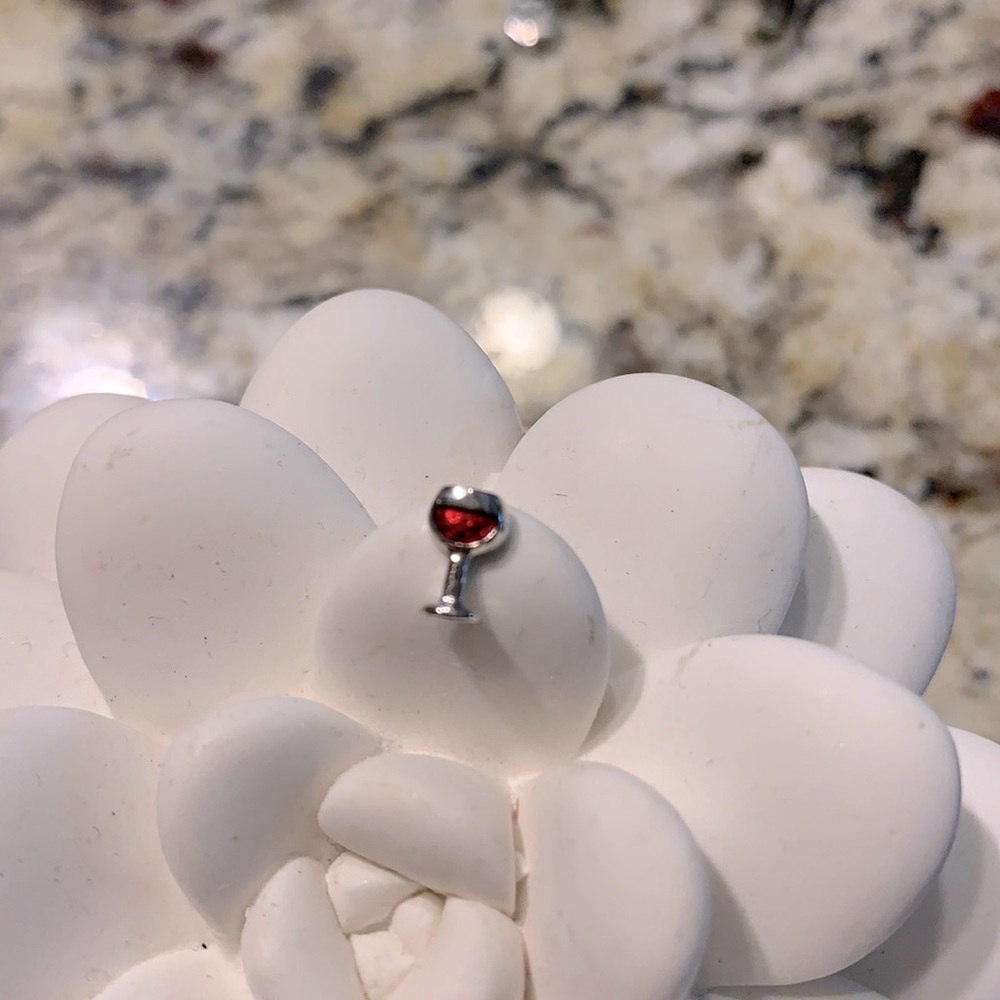 Origami Owl Wine glass charm